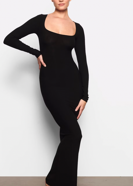 SKIMS LONG SLEEVE DRESS