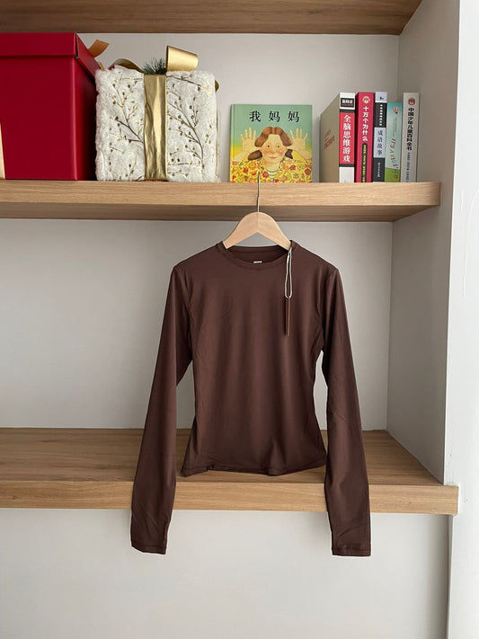 Skims Long Sleeve Crew Neck tshirt