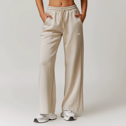 Alo Yoga Cozy Luxe Set – Hoodie + Wide-Leg Pants