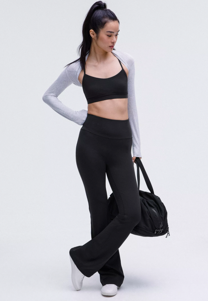 ALO YOGA - Groove Nulu Super-High-Rise Flared Pant Regular