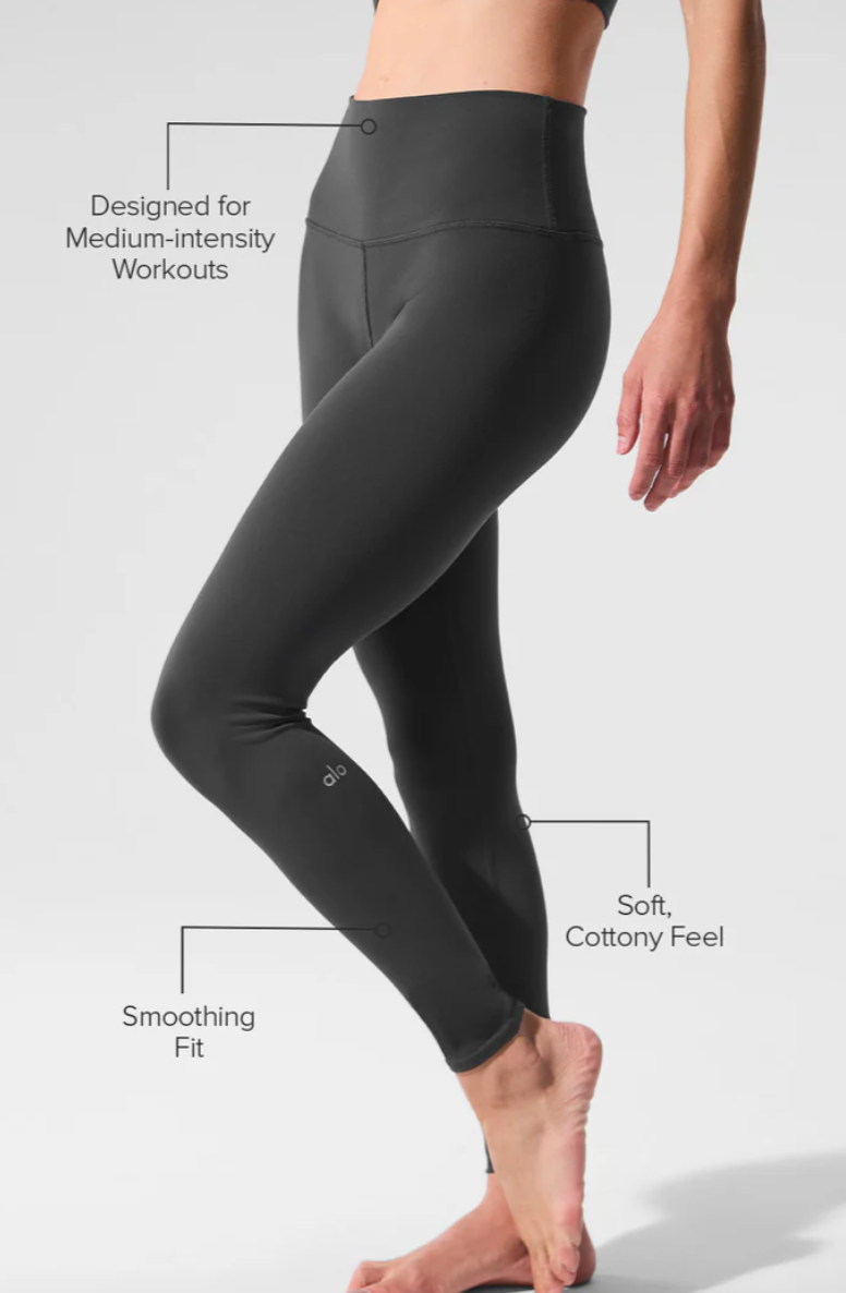 ALO YOGA - Alosoft High-Waist 7/8 Highlight Legging
