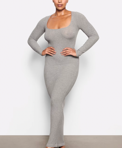 SKIMS LONG SLEEVE DRESS
