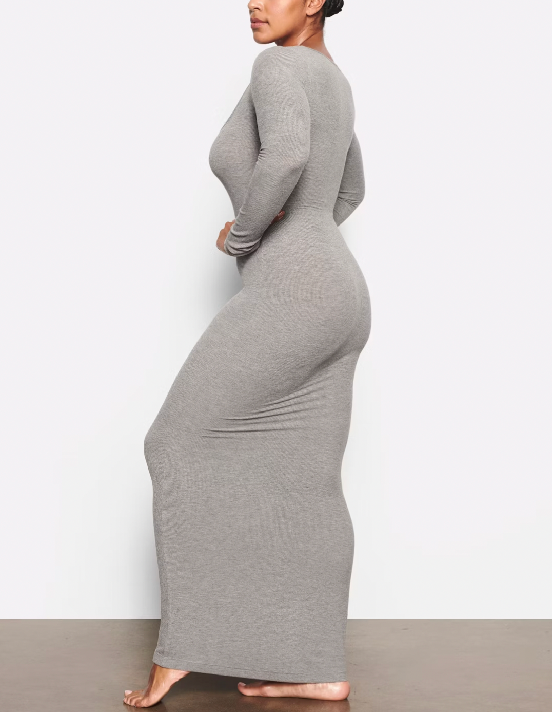 SKIMS LONG SLEEVE DRESS