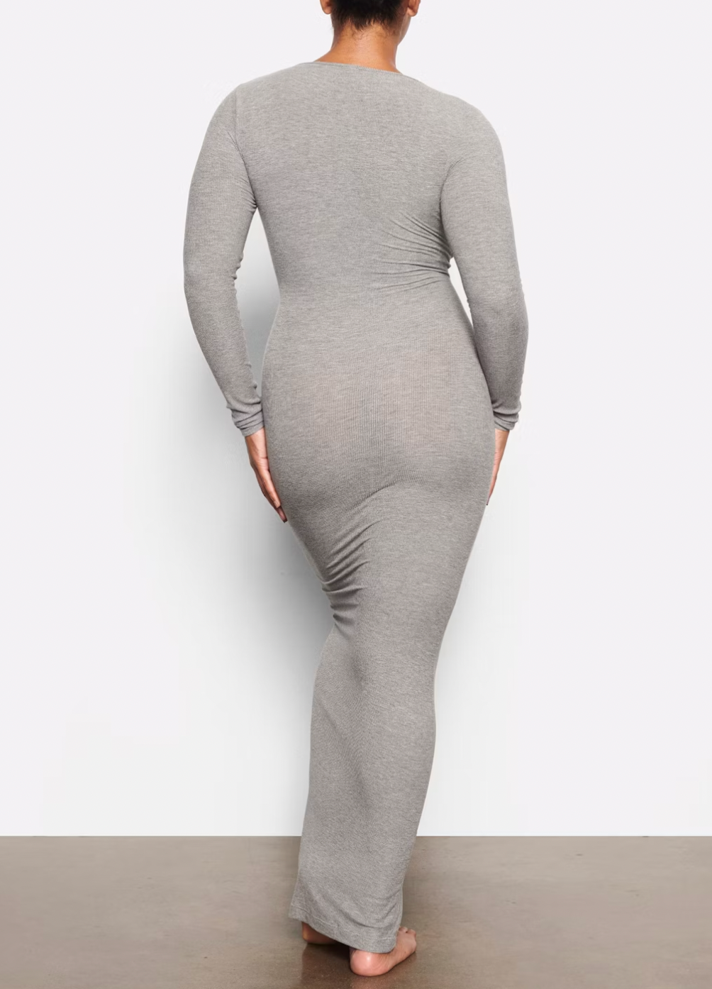 SKIMS LONG SLEEVE DRESS
