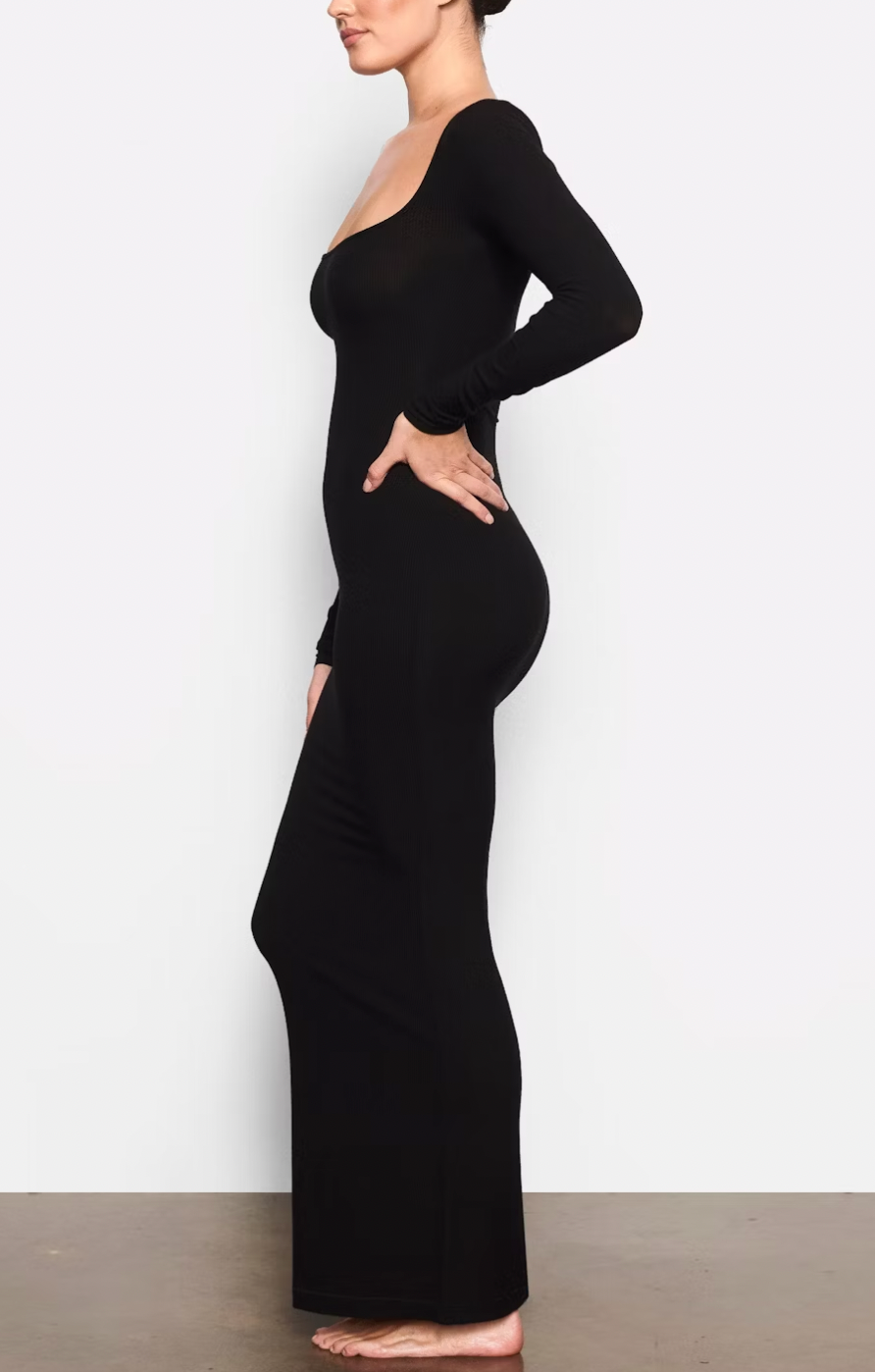 SKIMS LONG SLEEVE DRESS