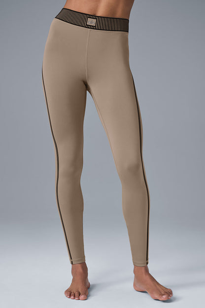 ALO YOGA Airlift High-Waist 7/8 Line Up Legging and Line Up Bra