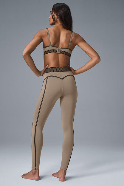 ALO YOGA Airlift High-Waist 7/8 Line Up Legging and Line Up Bra