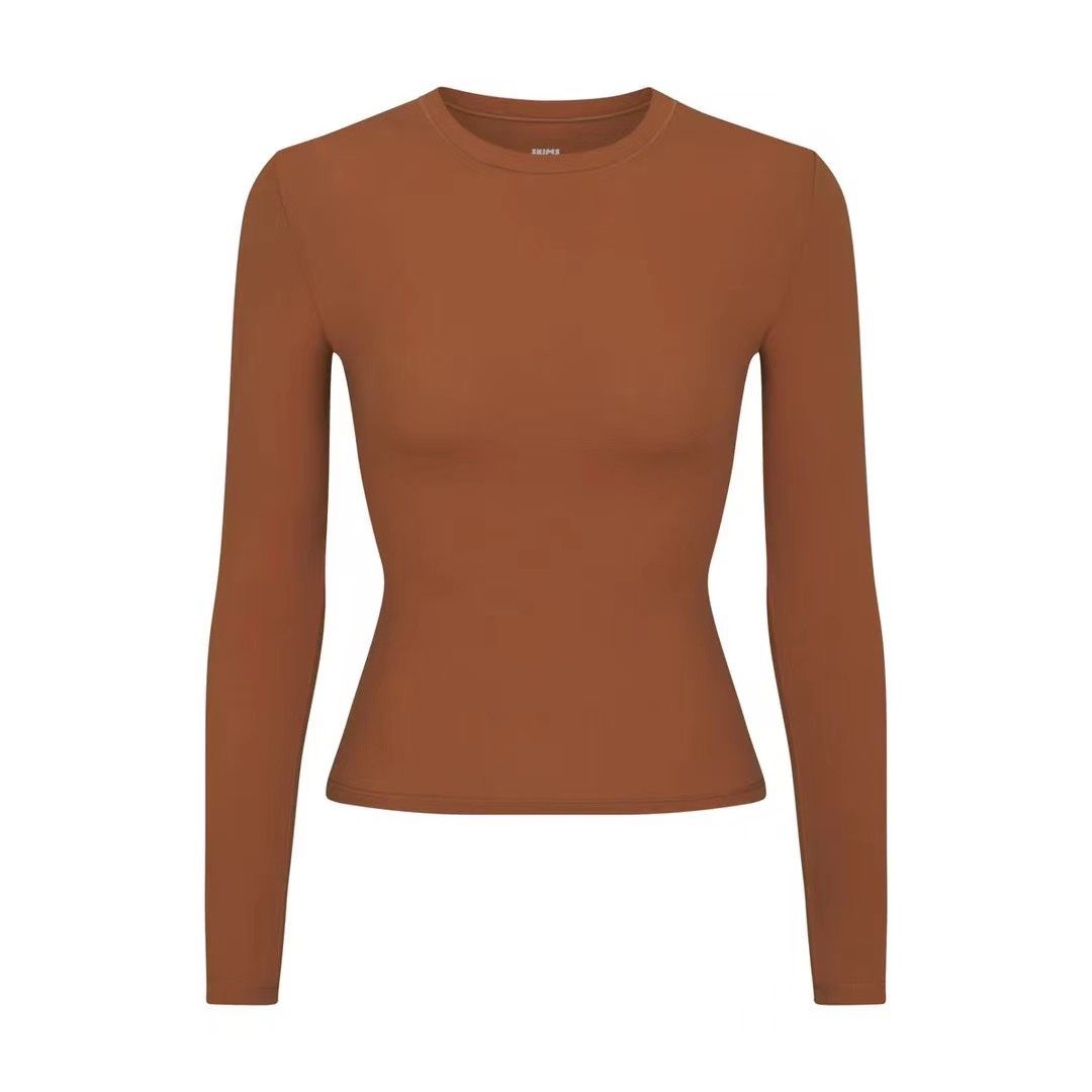 Skims Long Sleeve Crew Neck tshirt