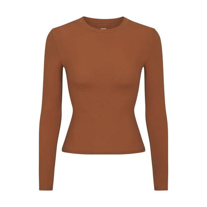 Skims Long Sleeve Crew Neck tshirt