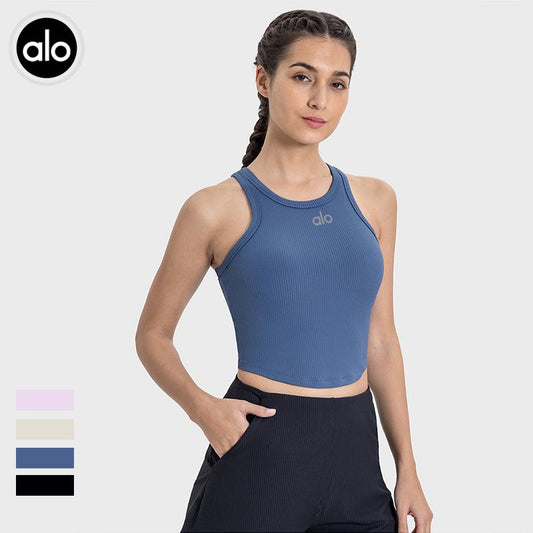 Alo Yoga Ribbed Racer Tank