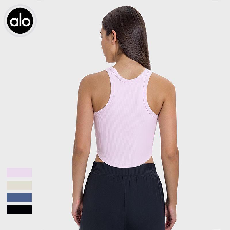 Alo Yoga Ribbed Racer Tank