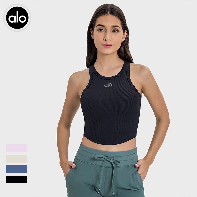 Alo Yoga Ribbed Racer Tank