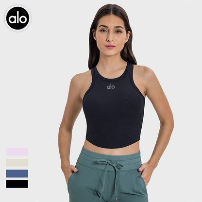 Alo Yoga Ribbed Racer Tank
