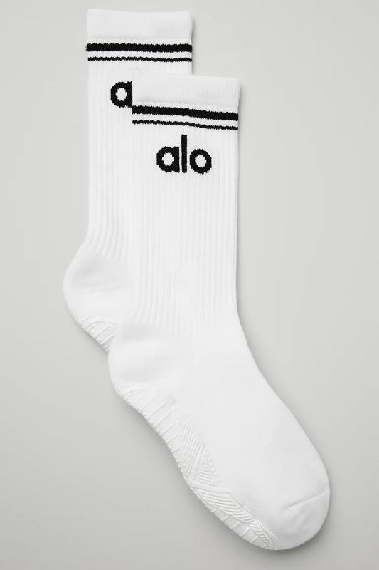 ALO YOGA Unisex Half-Crew Throwback Sock