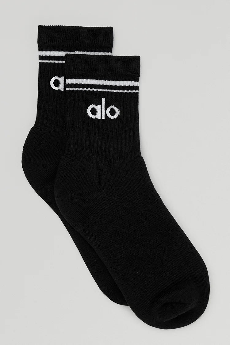 ALO YOGA Unisex Half-Crew Throwback Sock