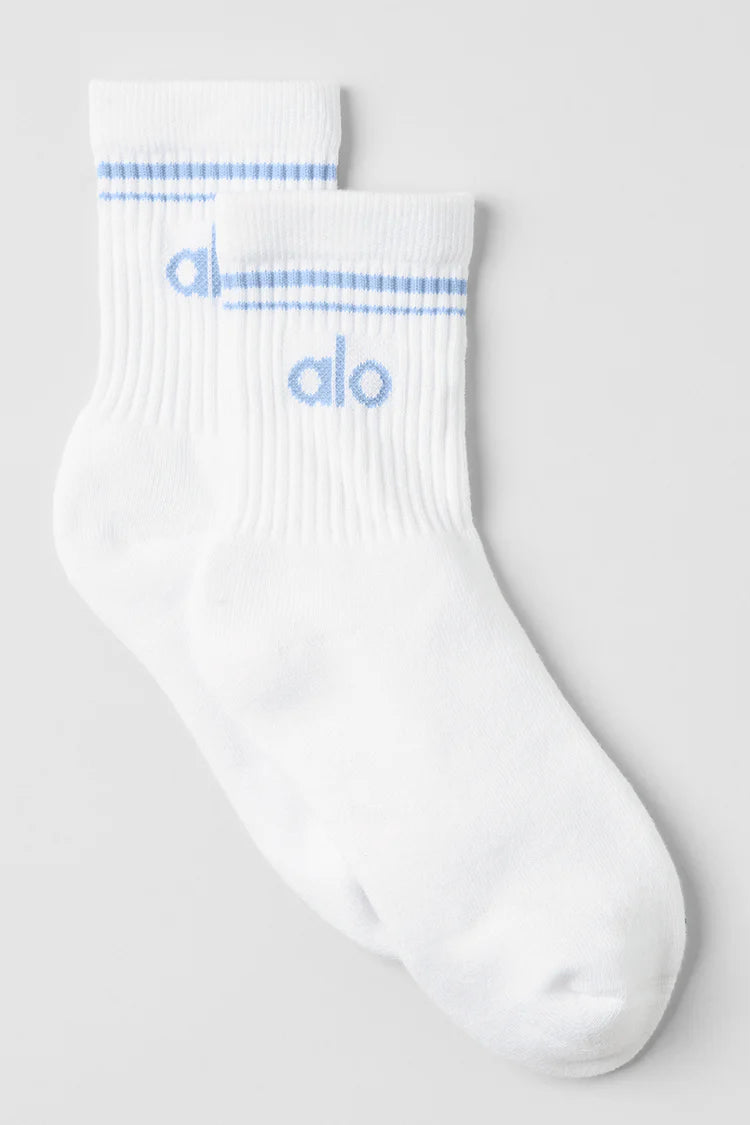 ALO YOGA Unisex Half-Crew Throwback Sock