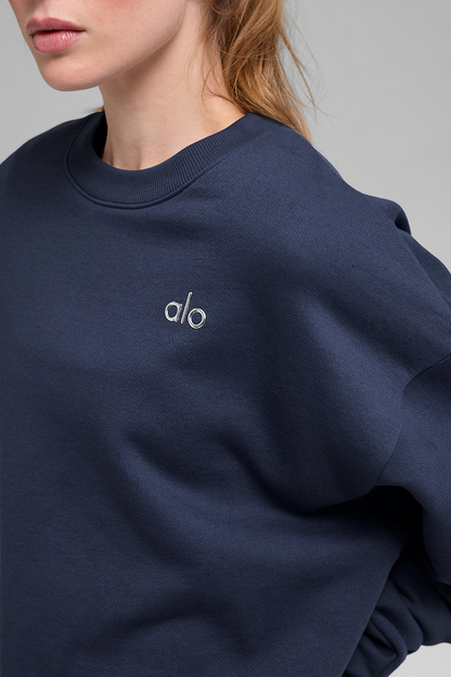 ALO YOGA Accolade Crew Neck Pullover