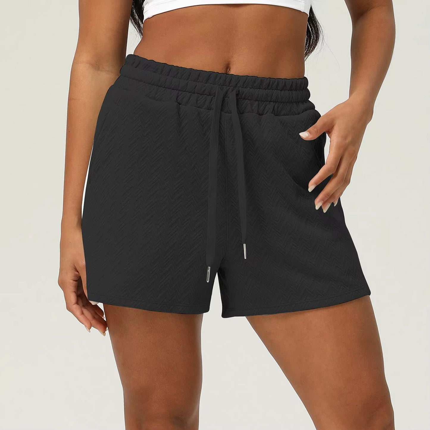 ALO YOGA Chic Active Lounge Set – Jacket & Shorts