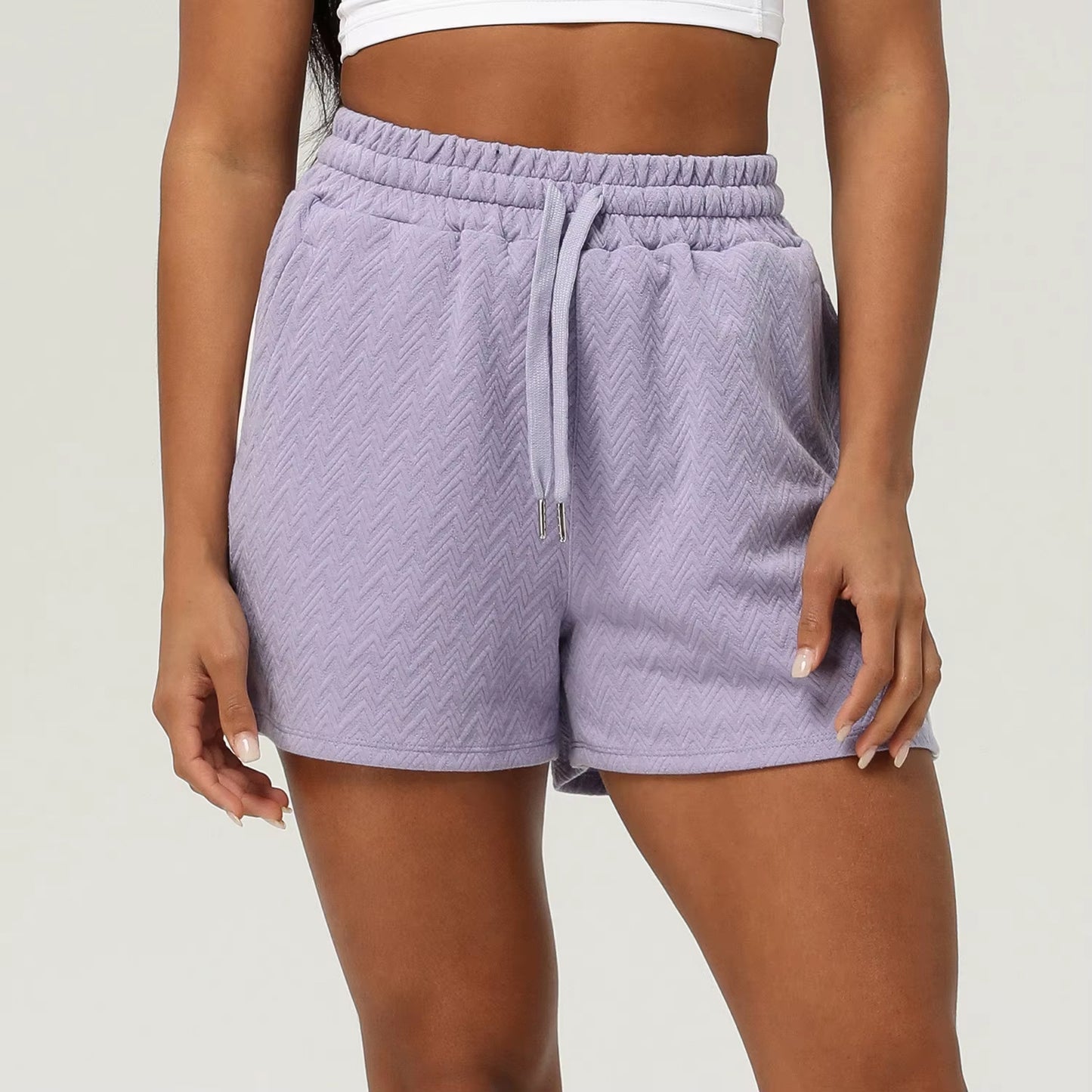 ALO YOGA Chic Active Lounge Set – Jacket & Shorts