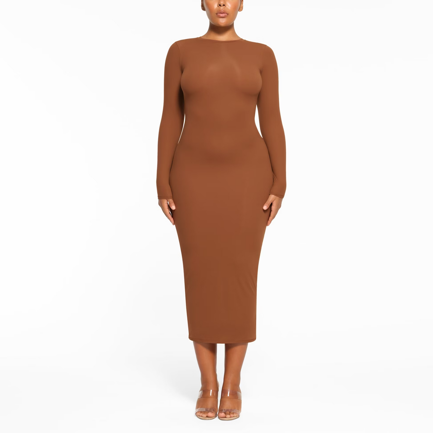 SKIMS LONG SLEEVE DRESS