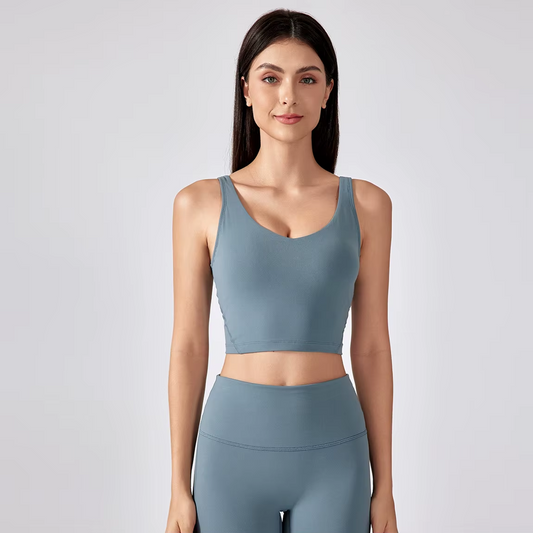 ALO YOGA Seamless Luxe Active Set – Bra Top + Leggings