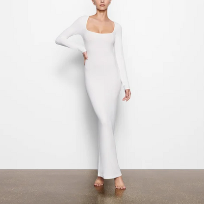 SKIMS LONG SLEEVE DRESS
