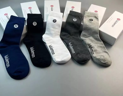 LULULEMON - Socks 5 Pairs with Box