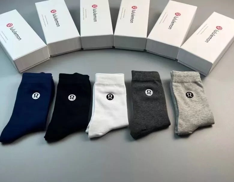 LULULEMON - Socks 5 Pairs with Box